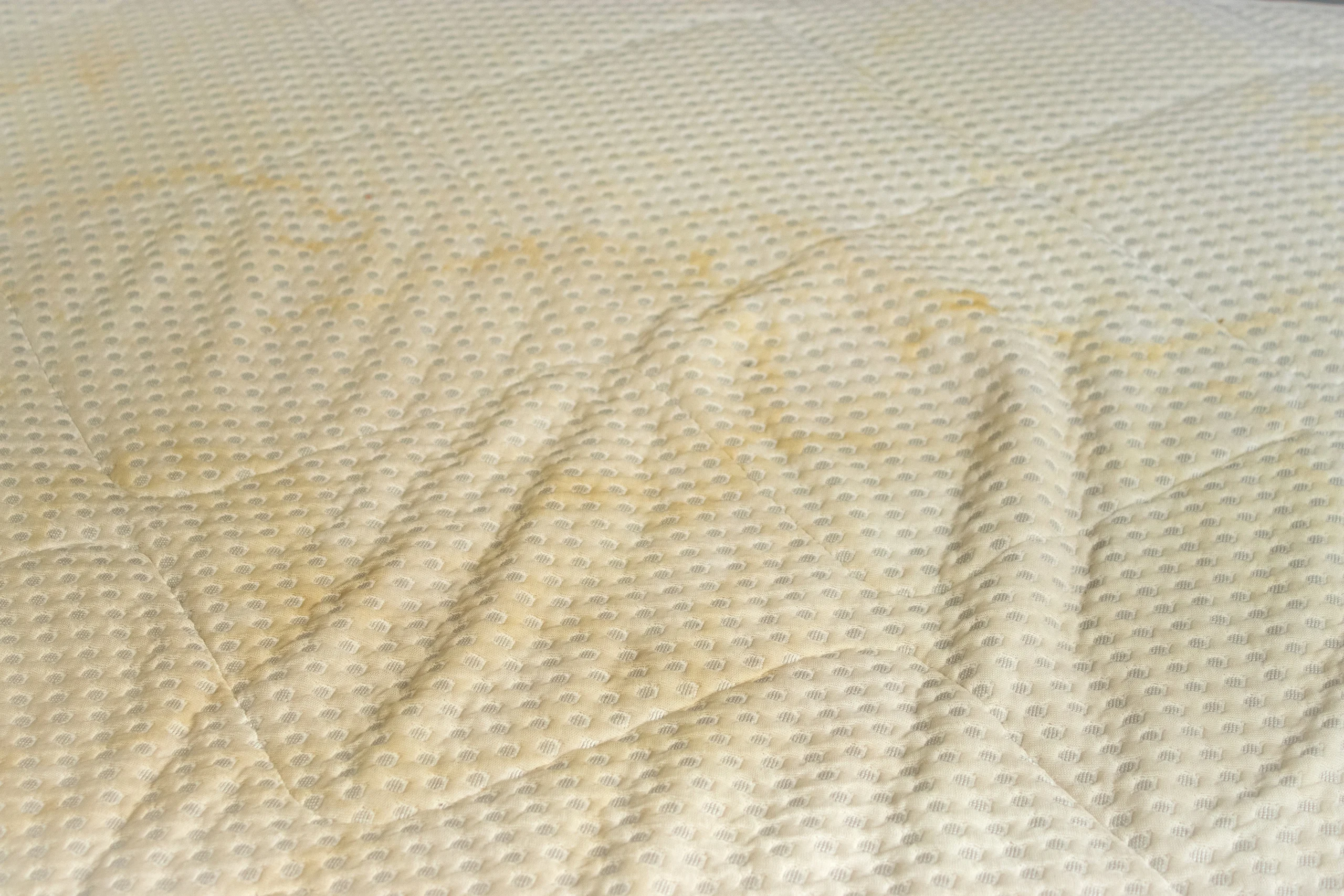 stains on the mattress