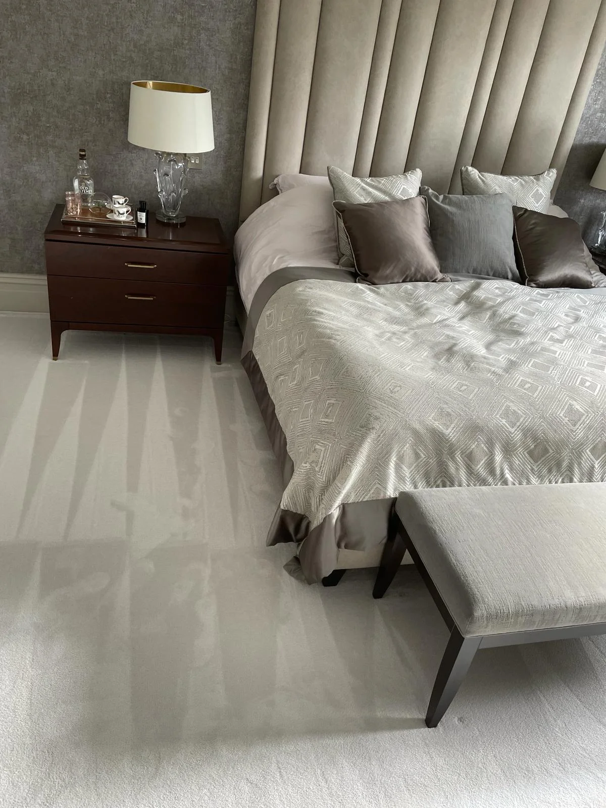bedroom after deep cleaning service